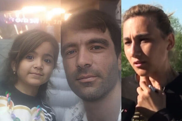 Həyat yoldaşı və qızı Kürdə batan qadın DANIŞDI - VİDEO