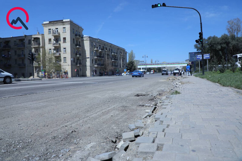 Aytən Səfərovanın qəzaya düşdüyü yerdə təhlükəli vəziyyət - Fotolar