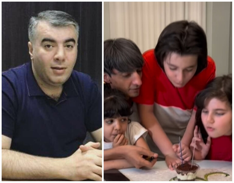 Övladları Rəşad Dağlının 40 yaşını belə təbrik etdi - VİDEO