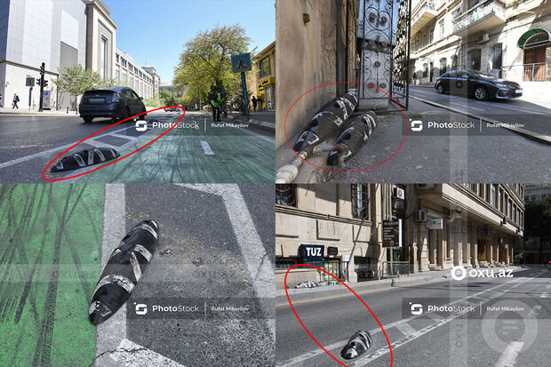 Bakıda velosiped yollarına quraşdırılan baryerlər kimlərin qəzəbinə tuş gəlib? - FOTO