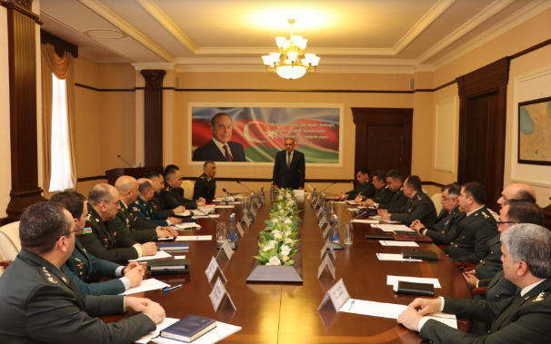 Hərbi Prokurorluqda geniş kollegiya iclası keçirilib