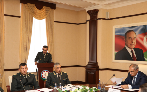 Hərbi Prokurorluqda geniş kollegiya iclası keçirilib