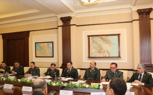 Hərbi Prokurorluqda geniş kollegiya iclası keçirilib