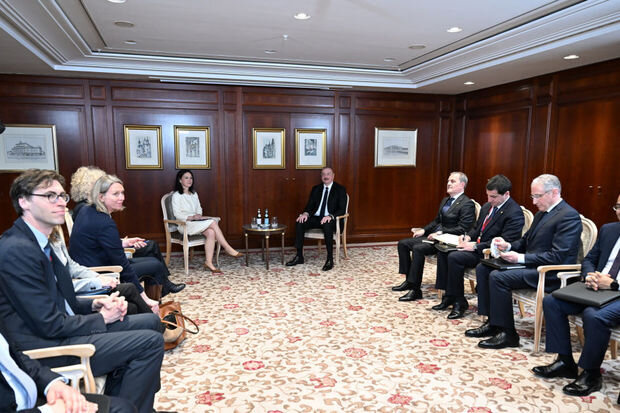 İlham Əliyevin Berlində Almaniyanın xarici işlər naziri ilə görüşü olub - YENİLƏNİB + FOTO