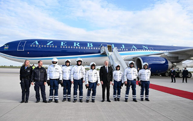 Prezident Almaniyadan belə yola salındı - Video