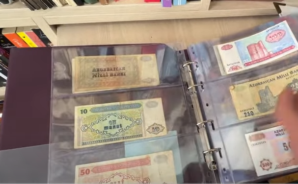 "Əl çirki"ndən toplanan 30 illik xəzinə: "Ən dəyərli pulum yevrodur" - VİDEO