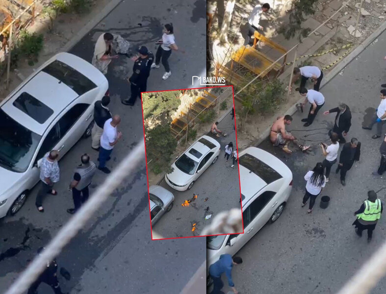 Bakıda kişi sevdiyi qıza görə özünü yandırdı - TƏFƏRRÜAT + YENİLƏNİB/VİDEO