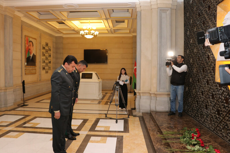 Hərbi Prokurorluqda Ümummilli Liderin anadan olmasının 101-ci ildönümü münasibətilə tədbir keçirilib