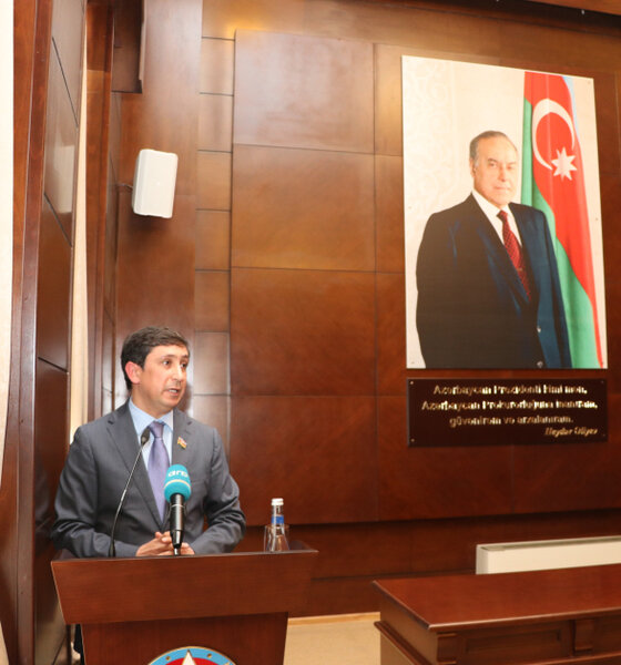 Hərbi Prokurorluqda Ümummilli Liderin anadan olmasının 101-ci ildönümü münasibətilə tədbir keçirilib