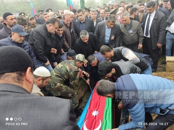Lerikdə Birinci Qarabağ müharibəsinin şəhidi dəfn edilib - FOTO