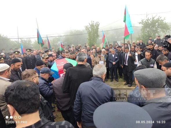 Lerikdə Birinci Qarabağ müharibəsinin şəhidi dəfn edilib - FOTO
