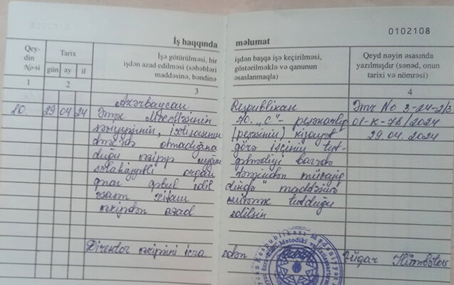 30 nəfər haqsız yerə işdən çıxarılıb? - İDDİA