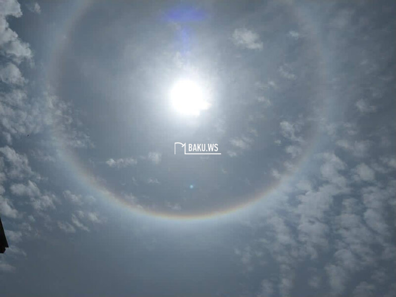 Azərbaycan səmasında doğan Günəş görənləri təəccübləndirdi - FOTOLAR