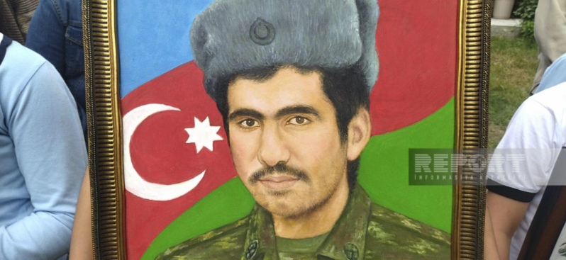 Tərtərdə Birinci Qarabağ müharibəsinin şəhidi Ədalət Əliyev dəfn edilib