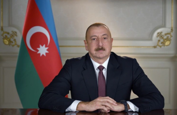 İlham Əliyev Ağdam rayonunun Tağıbəyli kəndinin təməlini qoyub