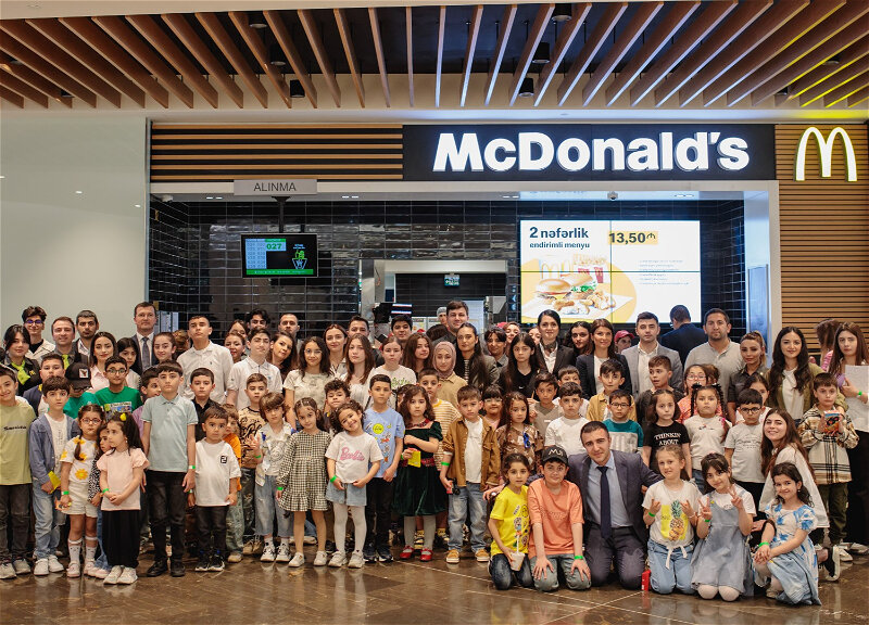 "McDonald’s Azərbaycan" və DSMF şəhid övladları üçün tədbir təşkil ediblər - FOTO - VİDEO