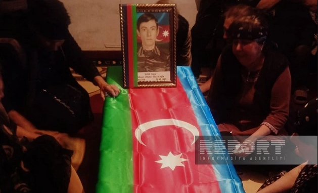 Şəhid Ədalət Abbasovun nəşinin qalıqları ailəsinə təhvil verilib