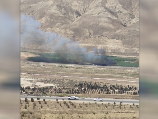 Bakıda yanğın başlayıb - VİDEO