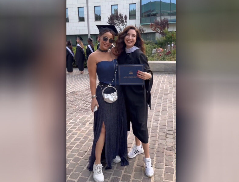 Günay İbrahimlinin bacısı ADA-dan məzun oldu - VİDEO