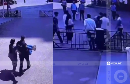 Universitetdə halı pisləşən tələbəyə polis kömək etdi