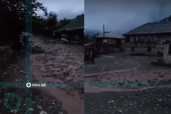 Azərbaycanın bir kəndində TƏHLÜKƏLİ VƏZİYYƏT - Ailələr köməksiz qalıblar