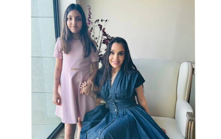 Leyla Əliyevadan qızı ilə paylaşım - Foto