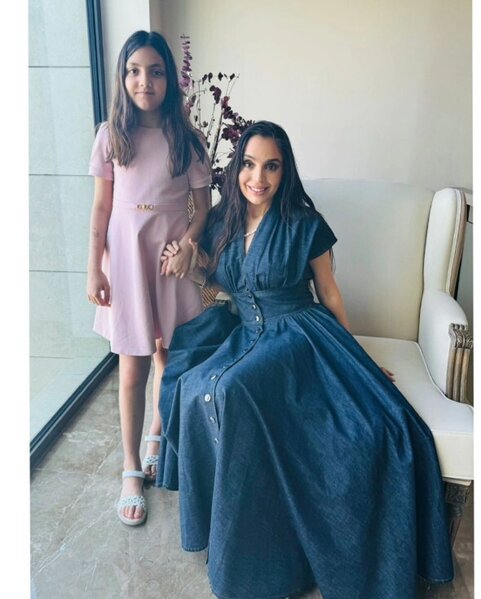 Leyla Əliyevadan qızı ilə paylaşım - Foto