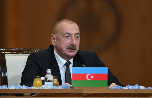 İlham Əliyev: "Azərbaycan Şimal-Cənub nəqliyyat dəhlizinin inkişafında mühüm rol oynayır"