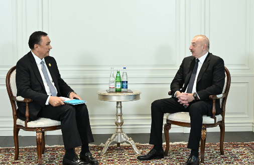 Prezident İlham Əliyev Şuşada Türk Dövlətləri Təşkilatının Baş katibini qəbul edib