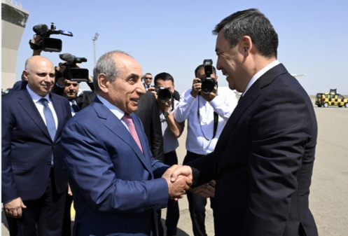 Qırğızıstan Prezidenti Sadır Japarov Azərbaycana səfərə gəlib