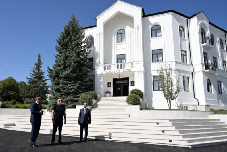 Xankəndidə əsaslı təmir və bərpadan sonra "Qarabağ" hotelinin açılışı olub