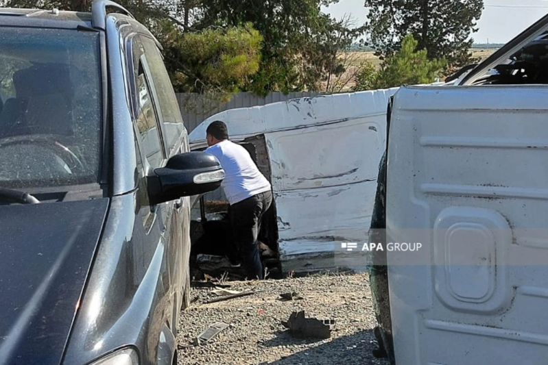 Bakı-Qazax yolunda QƏZA: Doqquz nəfər xəsarət alıb