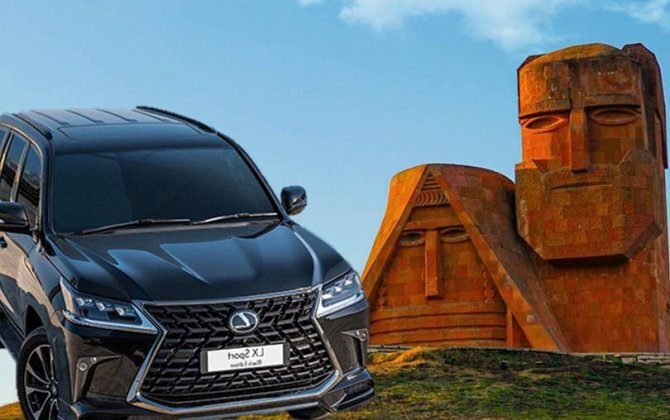 Separatçı rejimin ləğvindən sonra Qarabağda qalmış bahalı avtomobil kimə hədiyyə edildi?..- "333 OD 33" nömrəli- FOTO