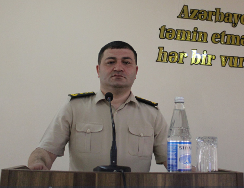 Hərbi Prokurorluq hərbçilərlə birlikdə Yevlaxda tədbir keçirib