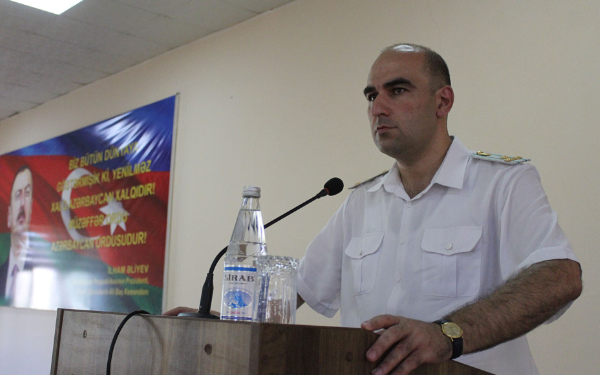 Hərbi Prokurorluq hərbçilərlə birlikdə Yevlaxda tədbir keçirib