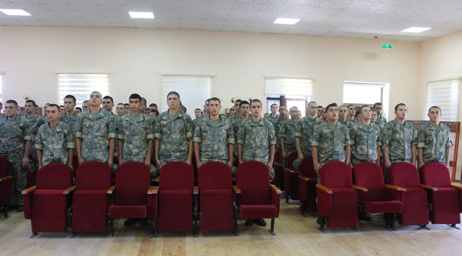 Hərbi Prokurorluq hərbçilərlə birlikdə Yevlaxda tədbir keçirib