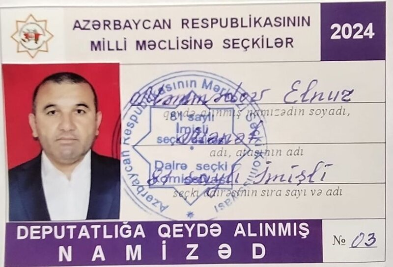 Hüseyn Abdullayevi həbs etdirən şəxs deputat olmaq istəyir - Namizədliyi qeydə alındı - FOTO