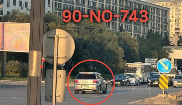 Yolu səhv salan sürücü prospektdə maşınların üzərinə sürdü