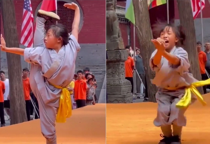 Ümumdünya Şaolin Oyunlarında sensasiya: Doqquz yaşlı qız 20 000 iştirakçını geridə qoydu