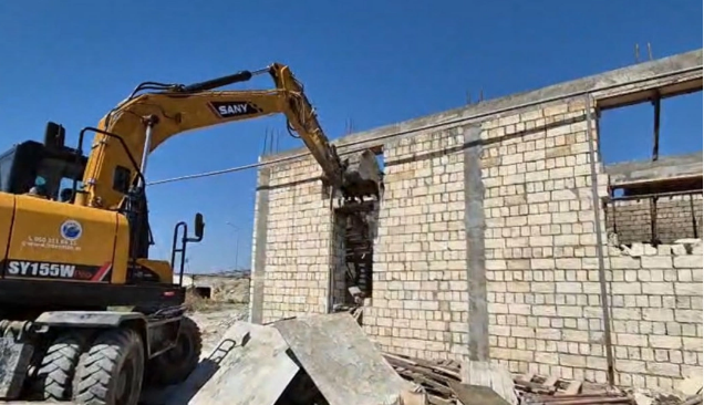 Şamaxıda qanunsuz tikintinin qarşısı alınıb