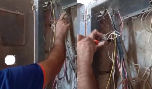 Abşeron rayonunda parkın işıqları vətəndaşın elektrik sayğacına qoşuldu