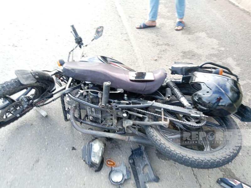 Cəlilabadda motosikletçi yol-nəqliyyat hadisəsində xəsarət alıb