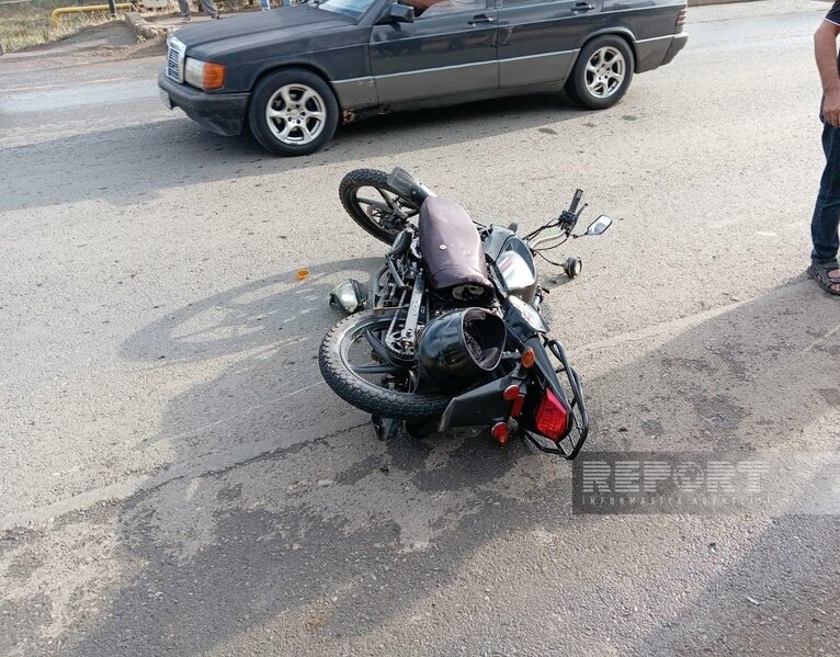 Cəlilabadda motosikletçi yol-nəqliyyat hadisəsində xəsarət alıb