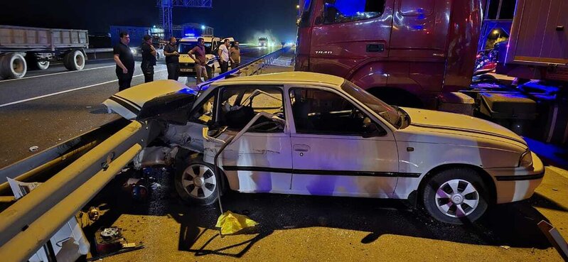 Bakı-Qazax yolunda qəza - Azyaşlı qız öldü - Foto