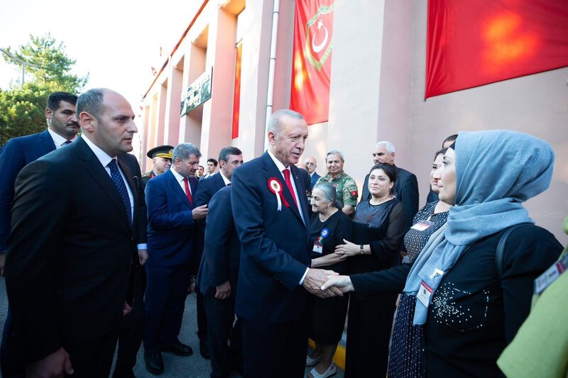 Ərdoğanın şəhid ailələrimizlə görüşündən - Fotolar