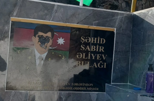 Lerikdə şəhid abidəsinə qarşı tərbiyəsizlik - Saxlanılan var