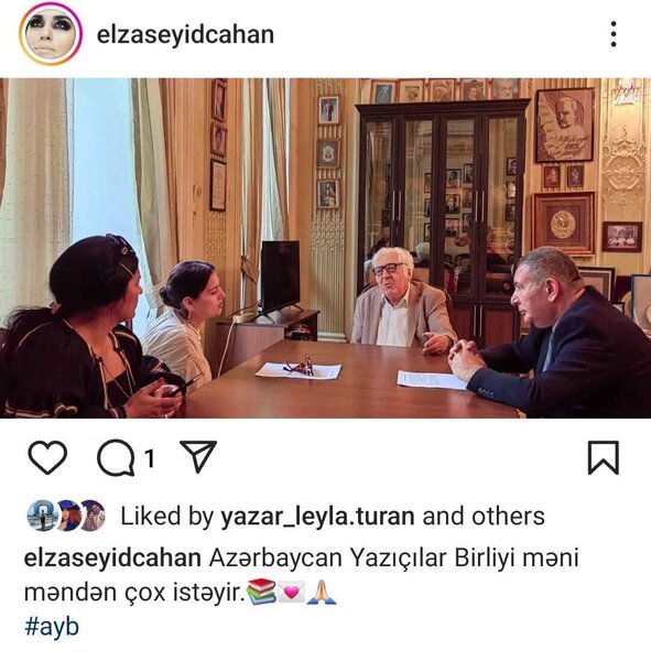 Elza Seyidcahandan AYB-nin xəbərdarlığına REAKSİYA: "Məni çox istəyir..."