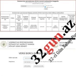 Məşhur supermarketlər şəbəkəsinin dövlətə külli miqdarda vergi borcu var