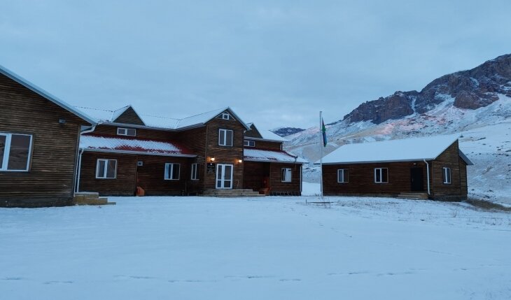 Şahdağa qar yağıb - Fotolar