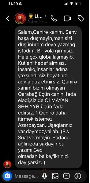 Tanınmış aparıcı Qənirə Ataşovanı kimlər ölümlə təhdid edib? - RƏSMİ AÇIQLAMA